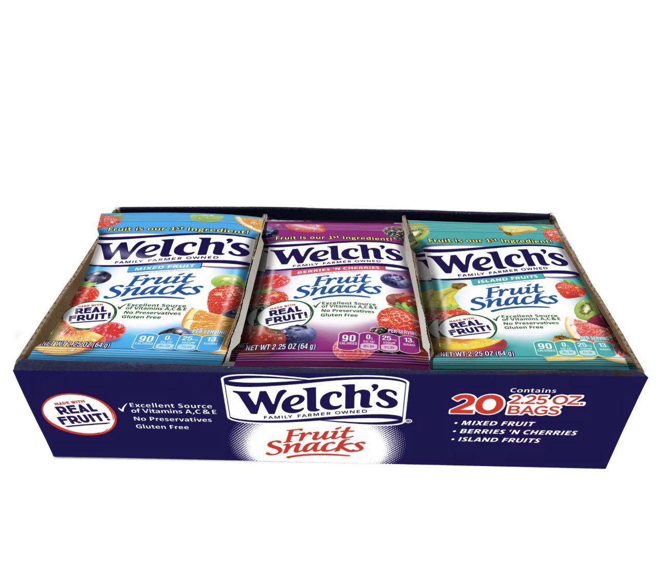 Welch’s fruit snack 20 count