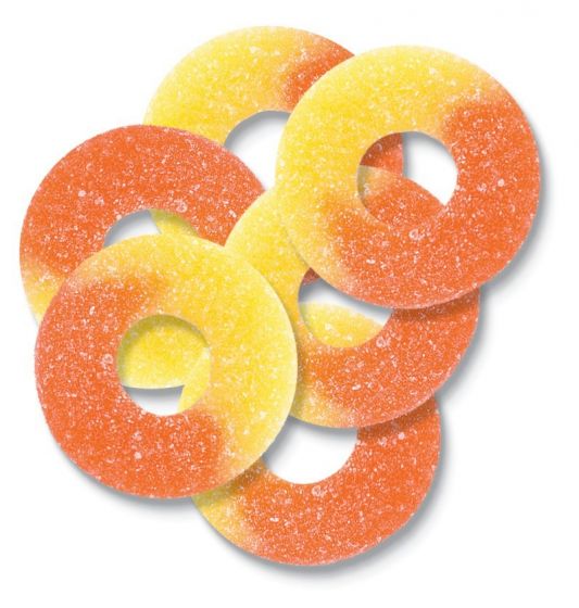 Gummy Peach Rings