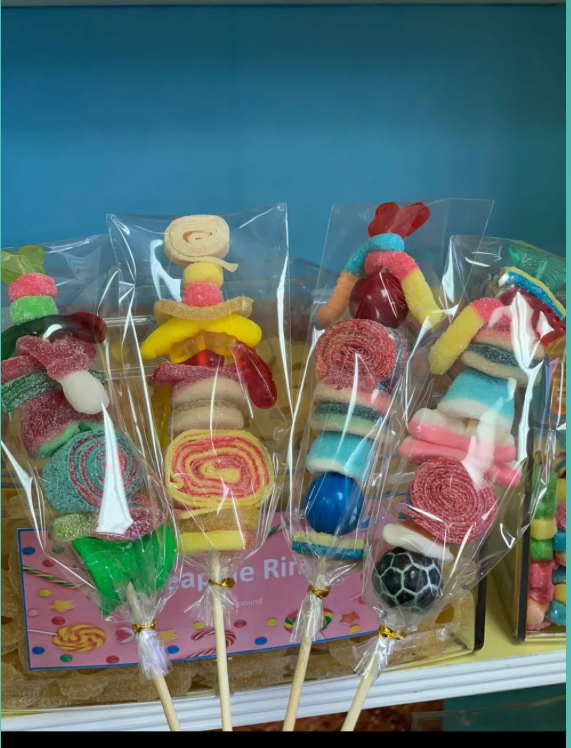 Candy kebabs