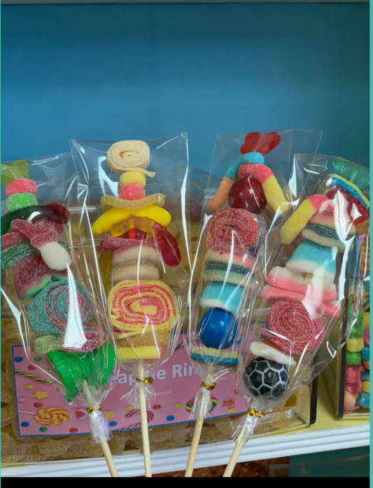 Candy kebabs