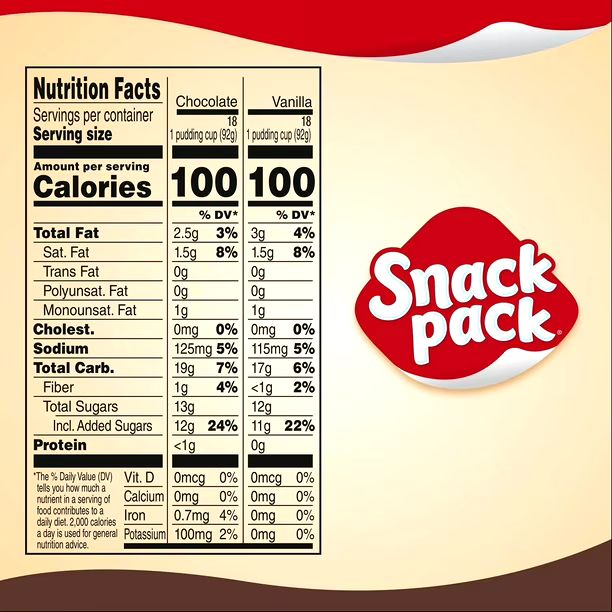 Snack Pack Pudding