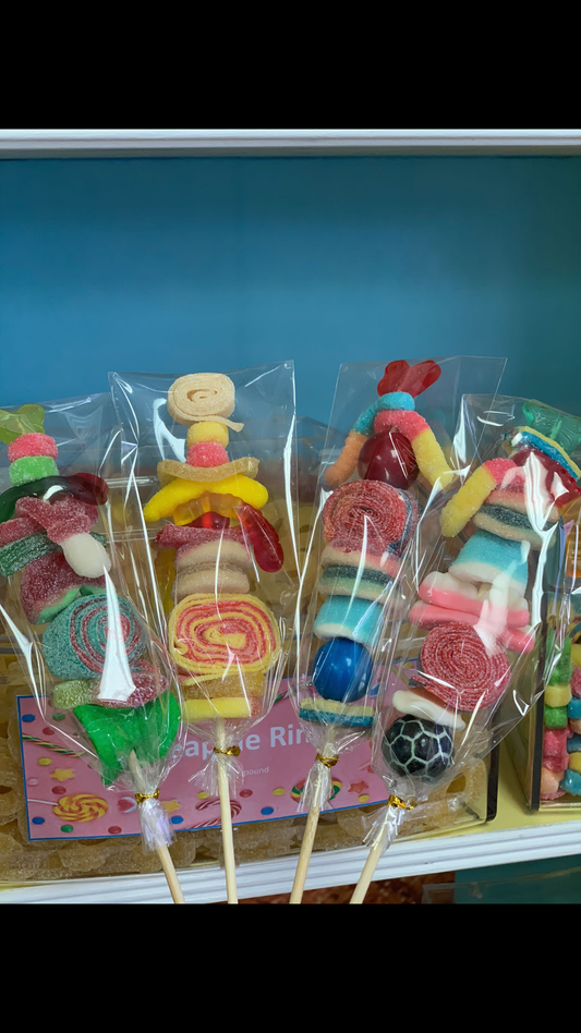 Candy kebabs