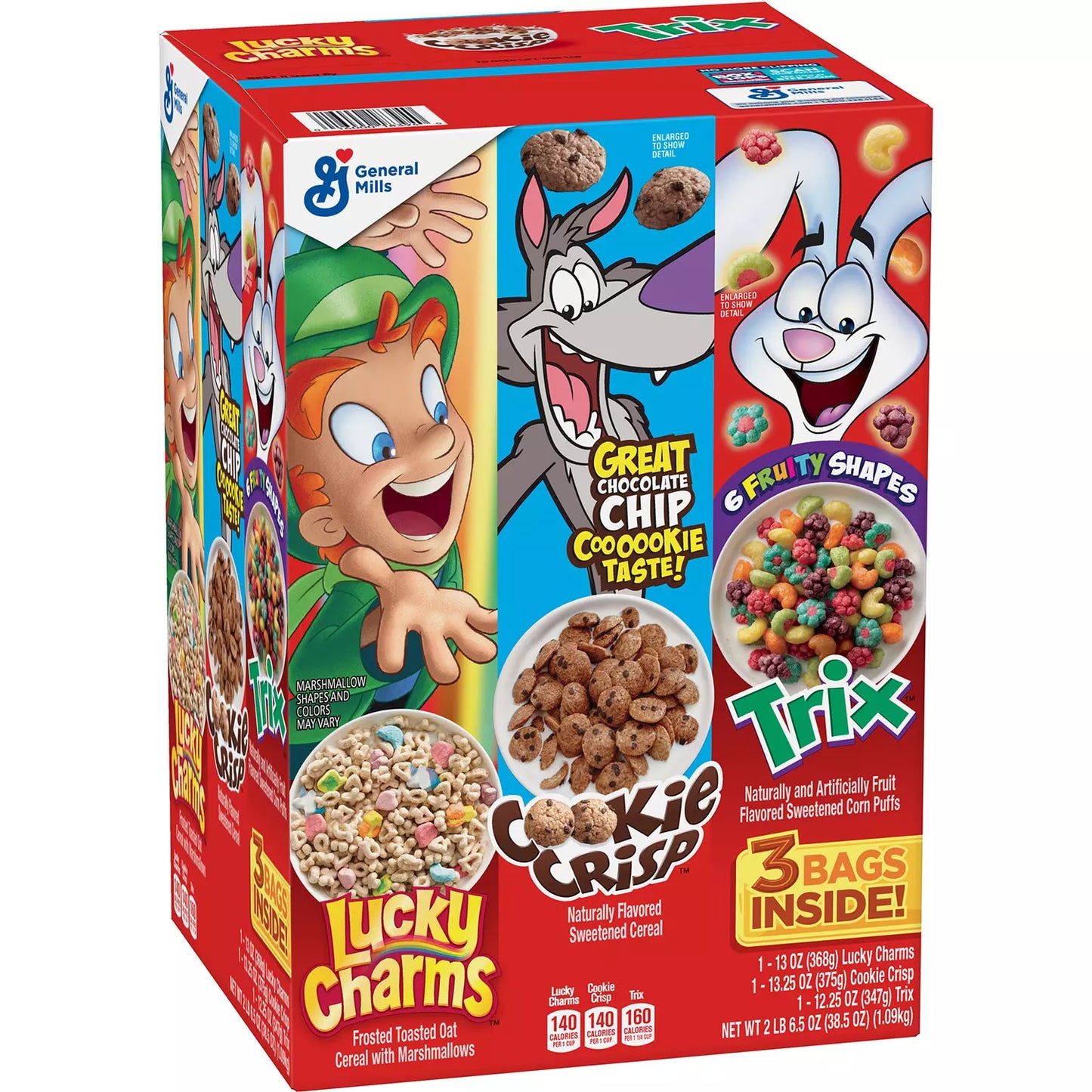 Lucky Charms, Cookie Crisp & Trix Variety