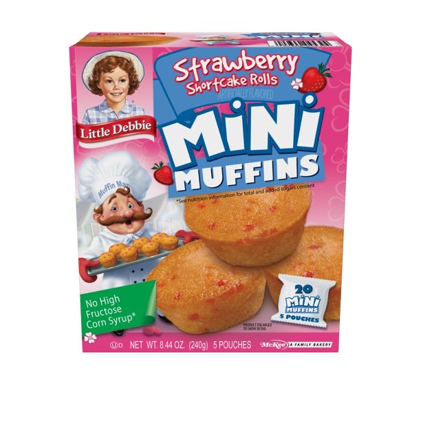 Mini Strawberry Shortcake Muffin